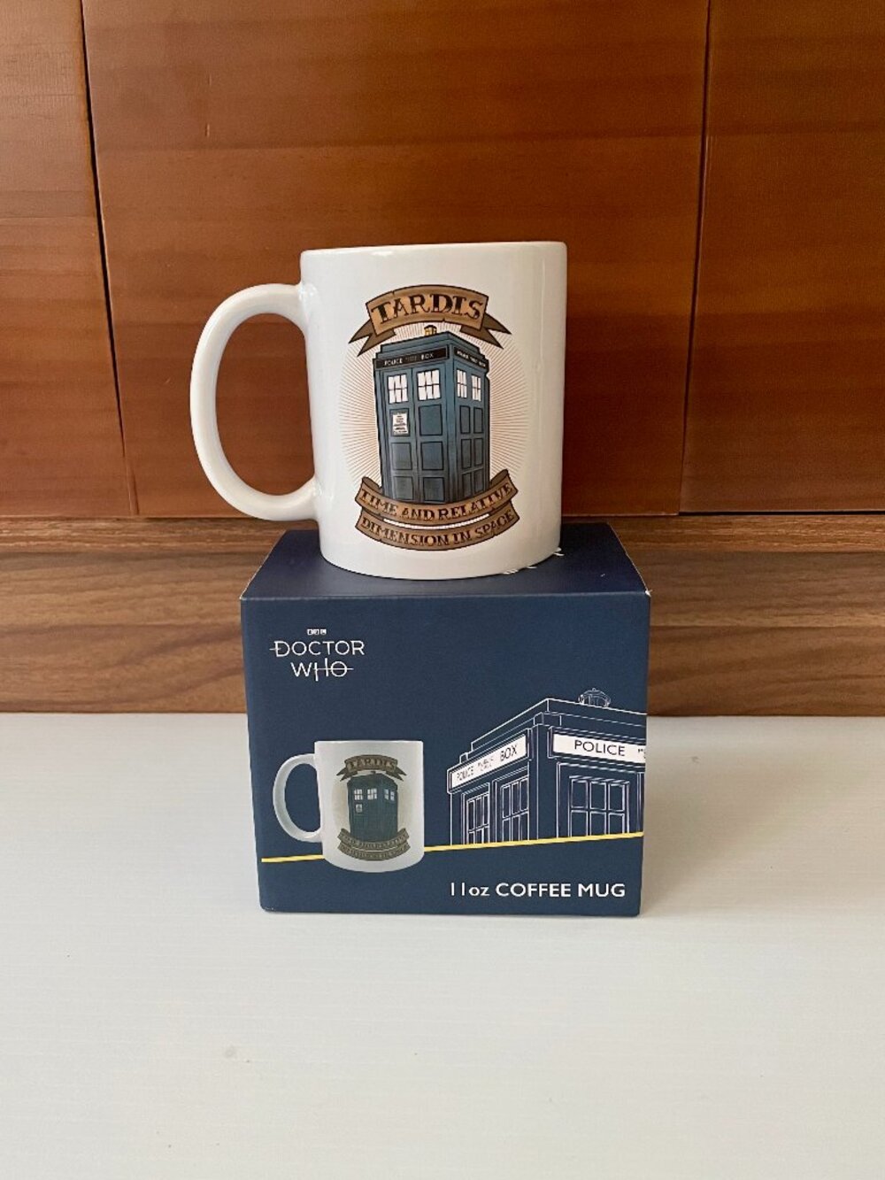 Doctor Who TARDIS 11-Oz Ceramic Coffee Mug